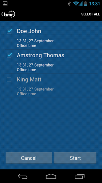 timr Team Tracking 2.5.5 Screenshot