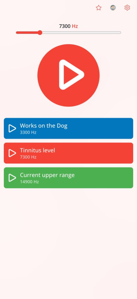 Tinnitus Frequency App 1.2.0 Screenshot