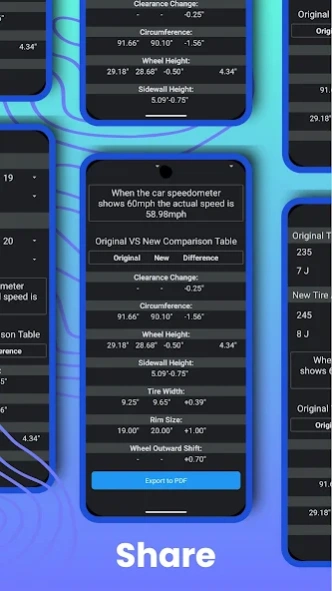 Car Tire Size Calc 1.4.13 Screenshot
