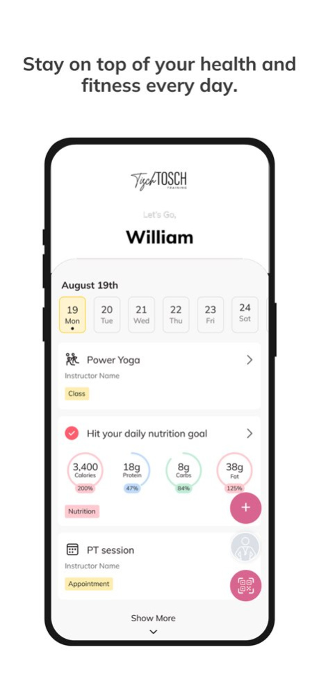 TISCH FIT 8.18.7 Screenshot