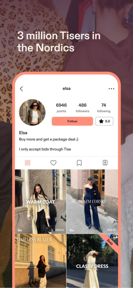 Tise | Reuse fashion 6.53.0 Screenshot