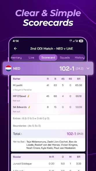Titan Cricket Live Line - Exch 2.0.14 Screenshot