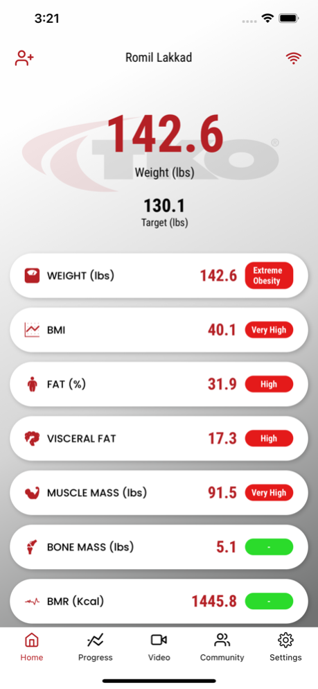 TKO Weight Scale 1.4 Screenshot