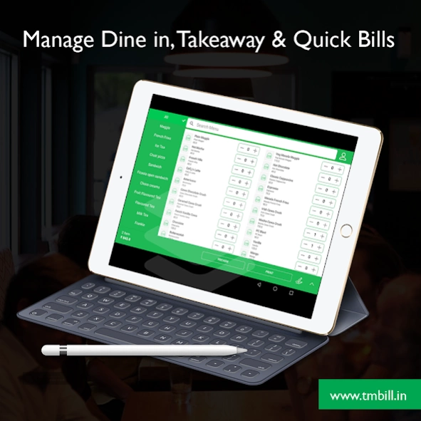 TMBill MPOS-Restaurant POS 10.6.80 Screenshot