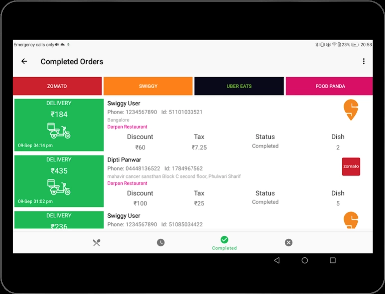TMBill MPOS-Restaurant POS 10.6.80 Screenshot