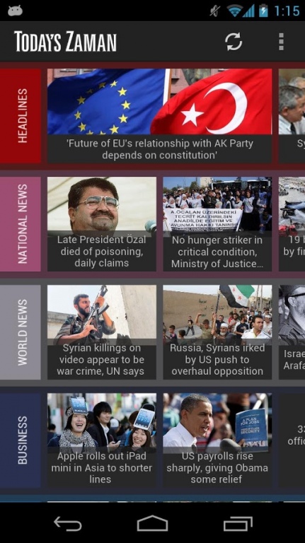 Today's Zaman 3.989 Screenshot