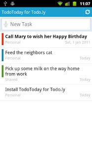 TodoToday for Todo.ly 1.8.10 Screenshot