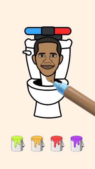 Toilet Paint: Monster Color 0.4 Screenshot
