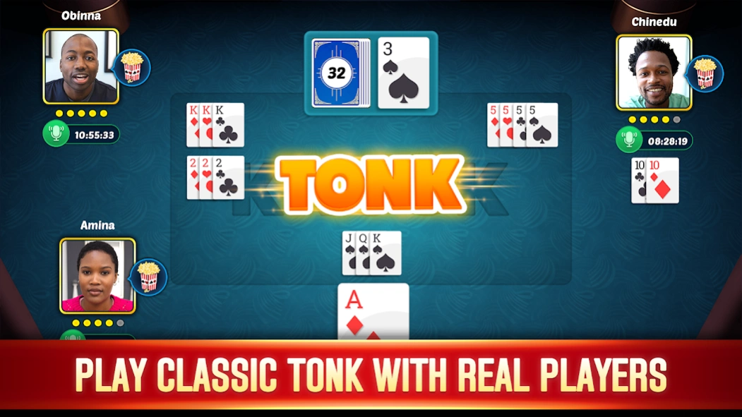 Play Tonk : Tunk Card Game 24.7 Screenshot