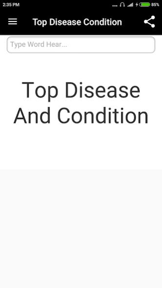 Disease Dictionary 2.1.2 Screenshot