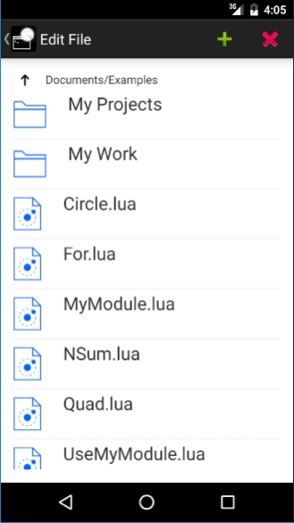 Touch Lua 1.2.5 Screenshot