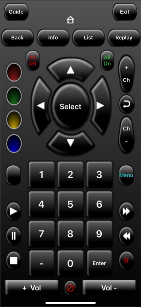 TouchControl Universal Remote 13.4 Screenshot