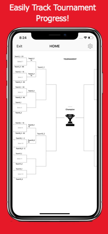 Tournament Bracket Maker Pro  Screenshot