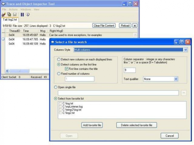 TraceTool 12.3 Screenshot