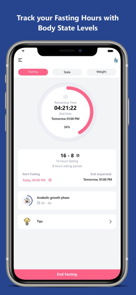 Track Fasting Hours & Weight 1.0.4 Screenshot