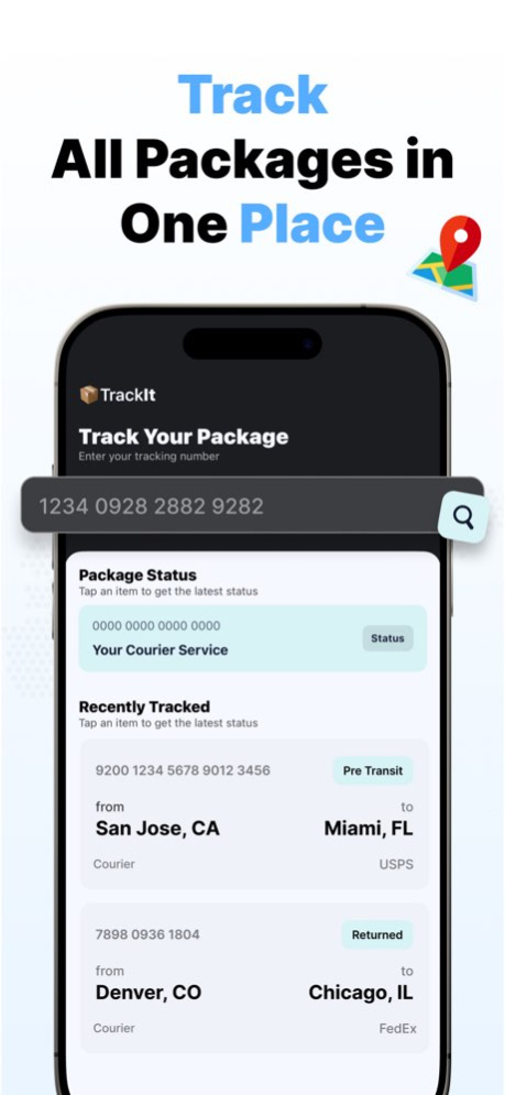Trackit - Package Tracker 1.1.1 Screenshot