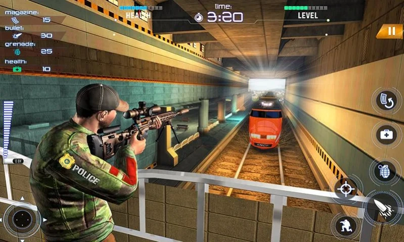 FPS Commando Train Gun Shooter 4.0.0 Screenshot