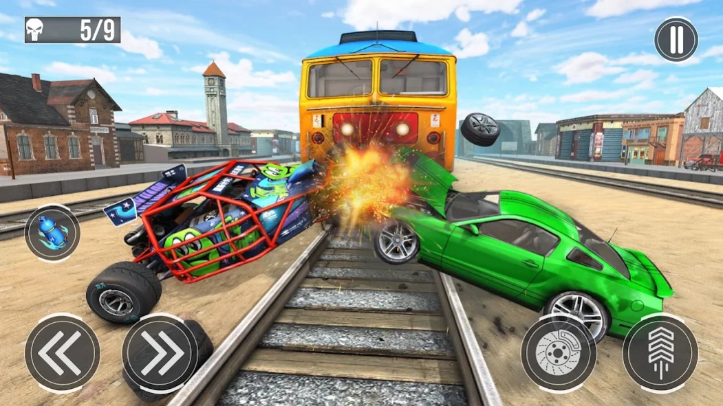 Train Derby Car Demolition Sim 2.4 Screenshot