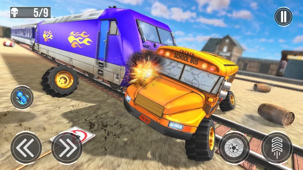 Train Derby Car Demolition Sim 2.4 Screenshot