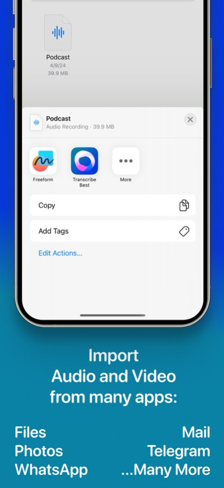Transcribe Best 1.3.0 Screenshot