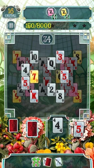 Tri Peaks Greenhouse Solitaire 1.7 Screenshot