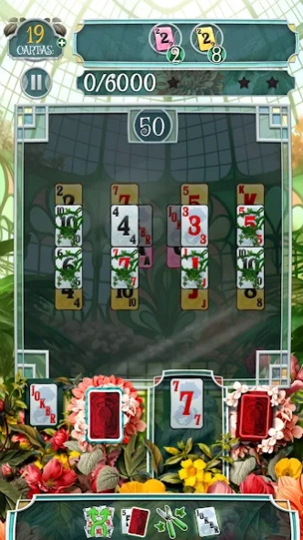 Tri Peaks Greenhouse Solitaire 1.7 Screenshot