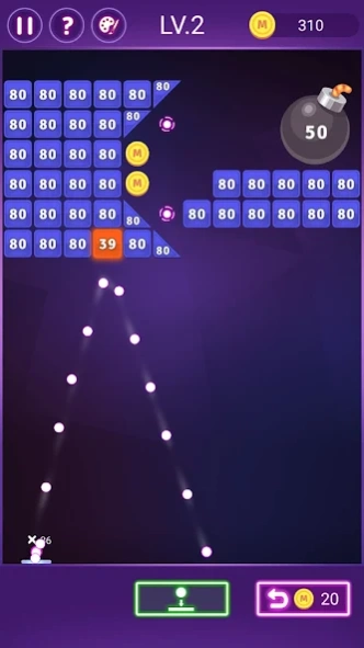 Tricky Bounce - Brick Breaker 1.222 Screenshot