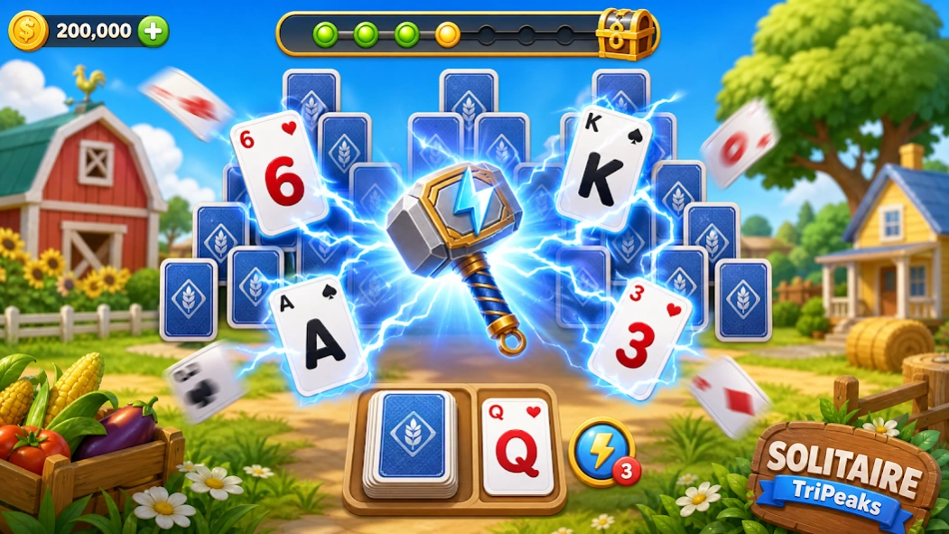 Tiri Solitaire TriPeaks 2.0.46 Screenshot