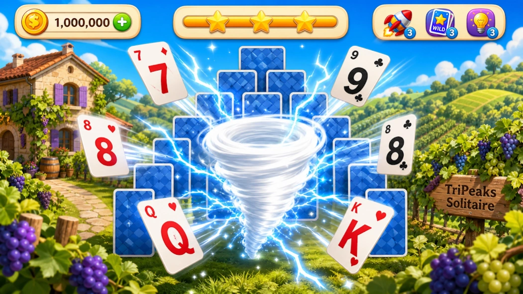 TriPeaks Solitaire Treasure 2.0.47 Screenshot