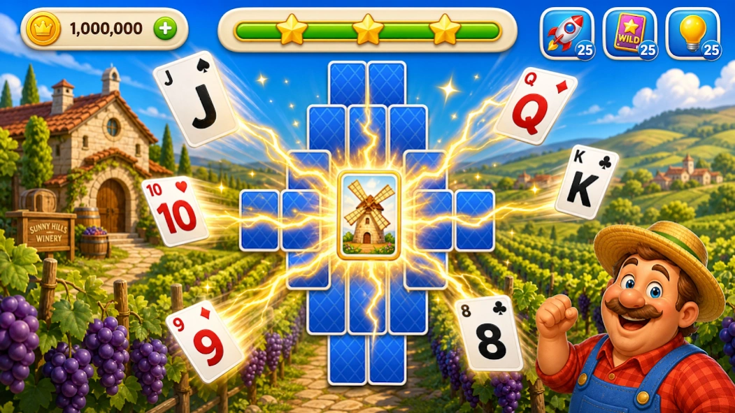 TriPeaks Solitaire Treasure 2.0.47 Screenshot