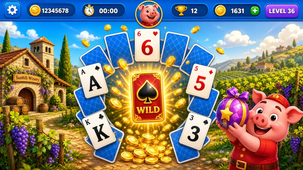TriPeaks Solitaire Treasure 2.0.47 Screenshot