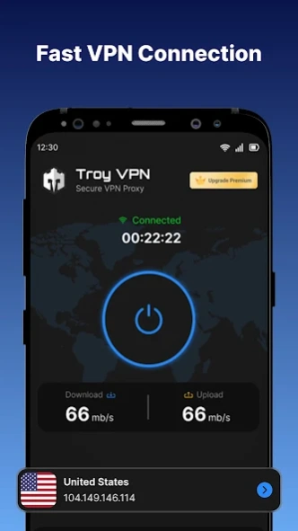 Troy VPN: Secure VPN & Fast 1.3.5 Screenshot
