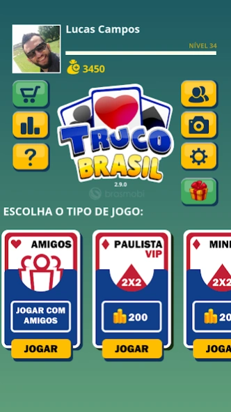 Truco Brasil - Truco online 2.9.84 Screenshot