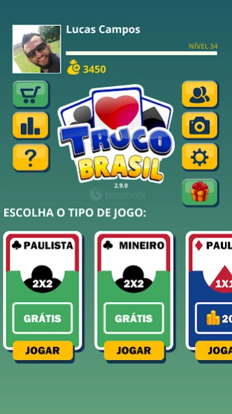 Truco Brasil - Truco online 2.9.84 Screenshot