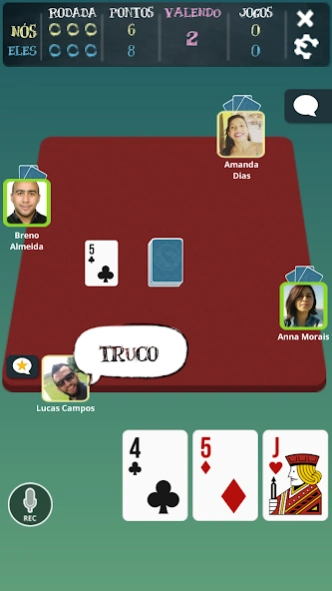 Truco Brasil - Truco online 2.9.84 Screenshot