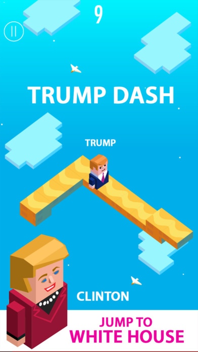 Trump Beat Hilary - Endless GO! 1.0 Screenshot