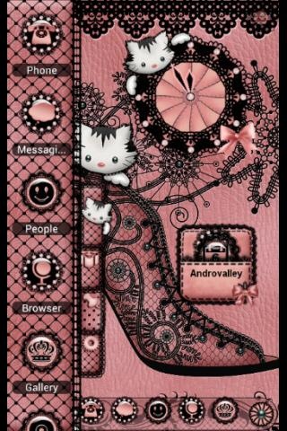 TSF Shell Theme Glamour Kitty 3.0 Screenshot