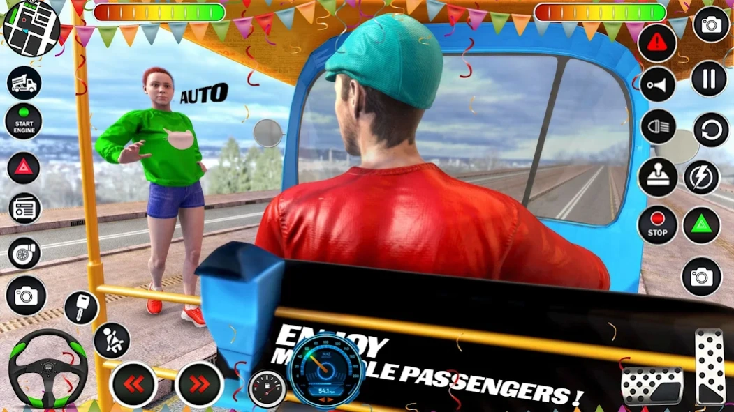 Tuk Tuk: Auto Rickshaw Games  Screenshot