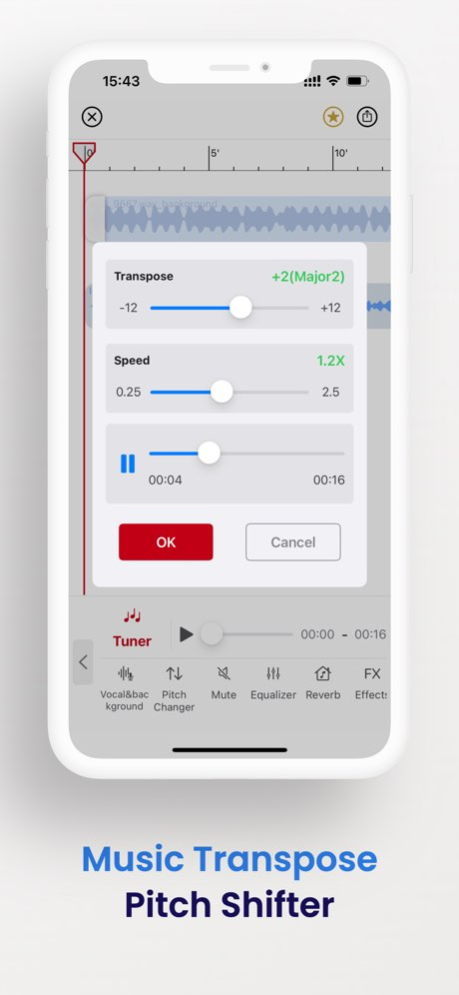 TunerLab Audio Editor 2.0 Screenshot