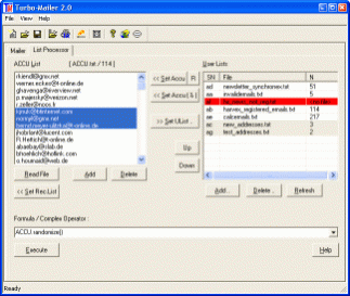 Turbo Mailer for Linux 2.7.9 Screenshot
