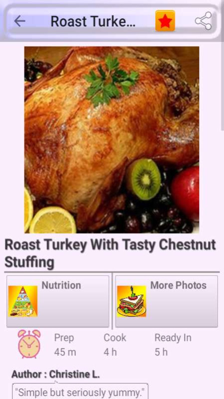 Turkey Recipes 17.0 Screenshot