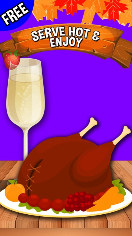 Turkey - Thanksgiving Baby Chef Girls & Teens  Screenshot