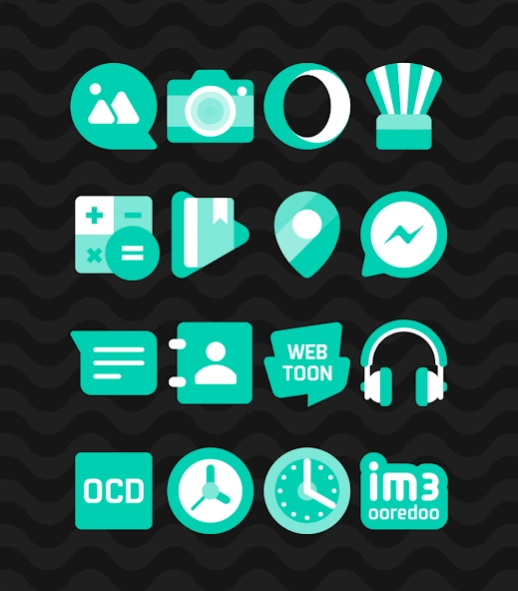 Turqoise - Icon Pack  Screenshot