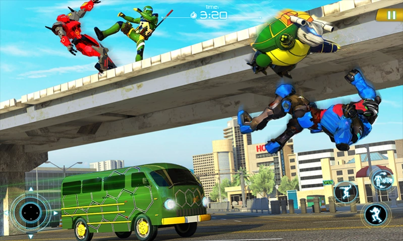Turtle Robot Car Robot Games 2.0 Screenshot