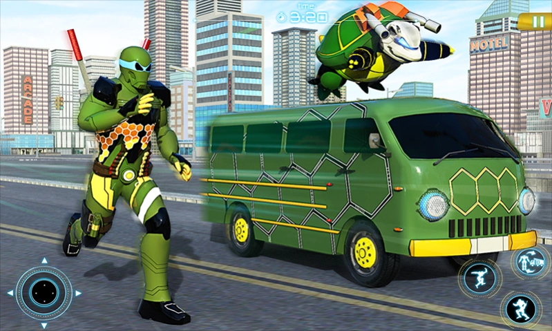 Turtle Robot Car Robot Games 2.0 Screenshot