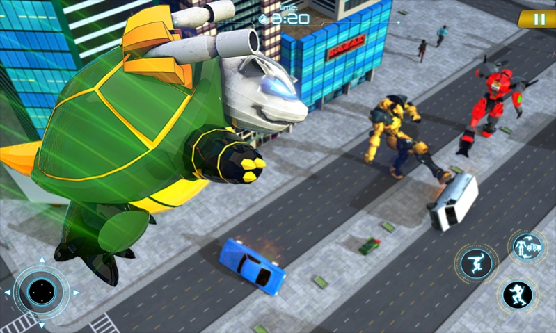 Turtle Robot Car Robot Games 2.0 Screenshot