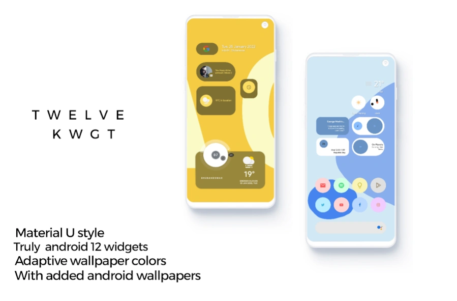 android 14 kwgt  Screenshot