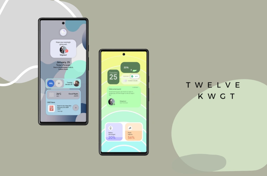 android 14 kwgt  Screenshot