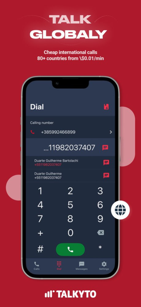 Talkyto - Twilio Calls & SMS 8.5.1 Screenshot