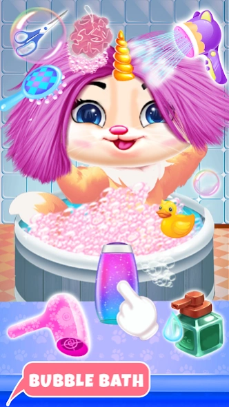 Baby Cat Hair Salon - Pet Game 1.6 Screenshot